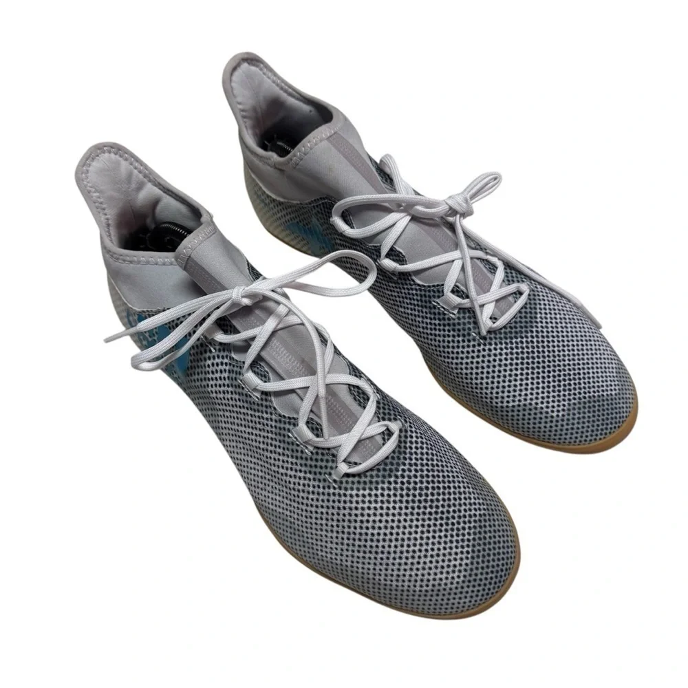 adidas X Tango 17.3 Tf J White/Energy Blue size 12.5